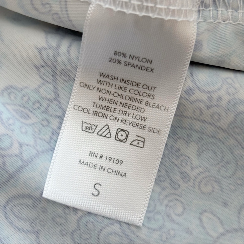 Aqua Et Sol Blue Swim Cover Up Dress Small UPF 50 - Picture 5 of 6